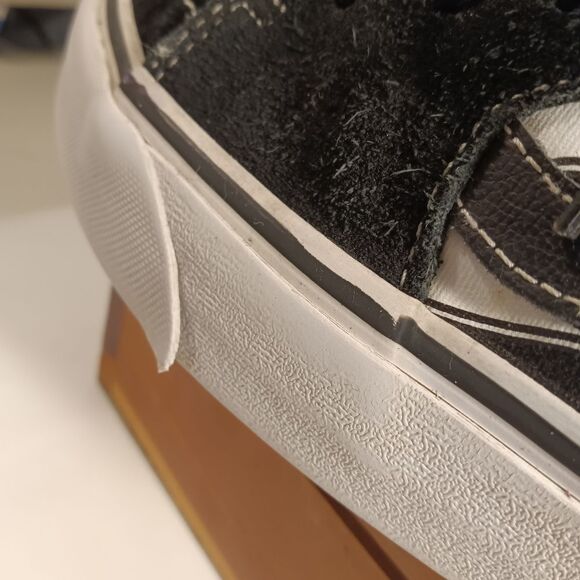 Vans SK8 Hi White Flame Unisex Suede Leather High Top Sneakers Women 9.5 Men 8 main image 8